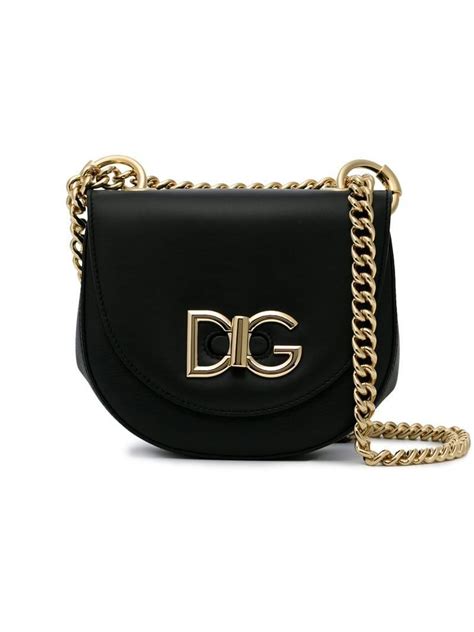 all black dolce gabbana|Dolce & Gabbana black leather crossbody.